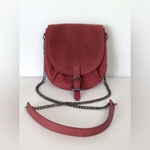 Lucky Brand Suede Leather Crossbody Purse